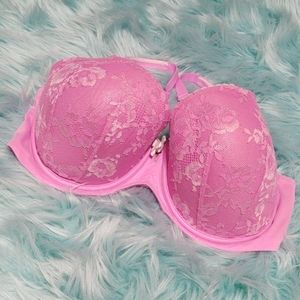 Victoria's Secret Lace Lined Demi Bra 40D